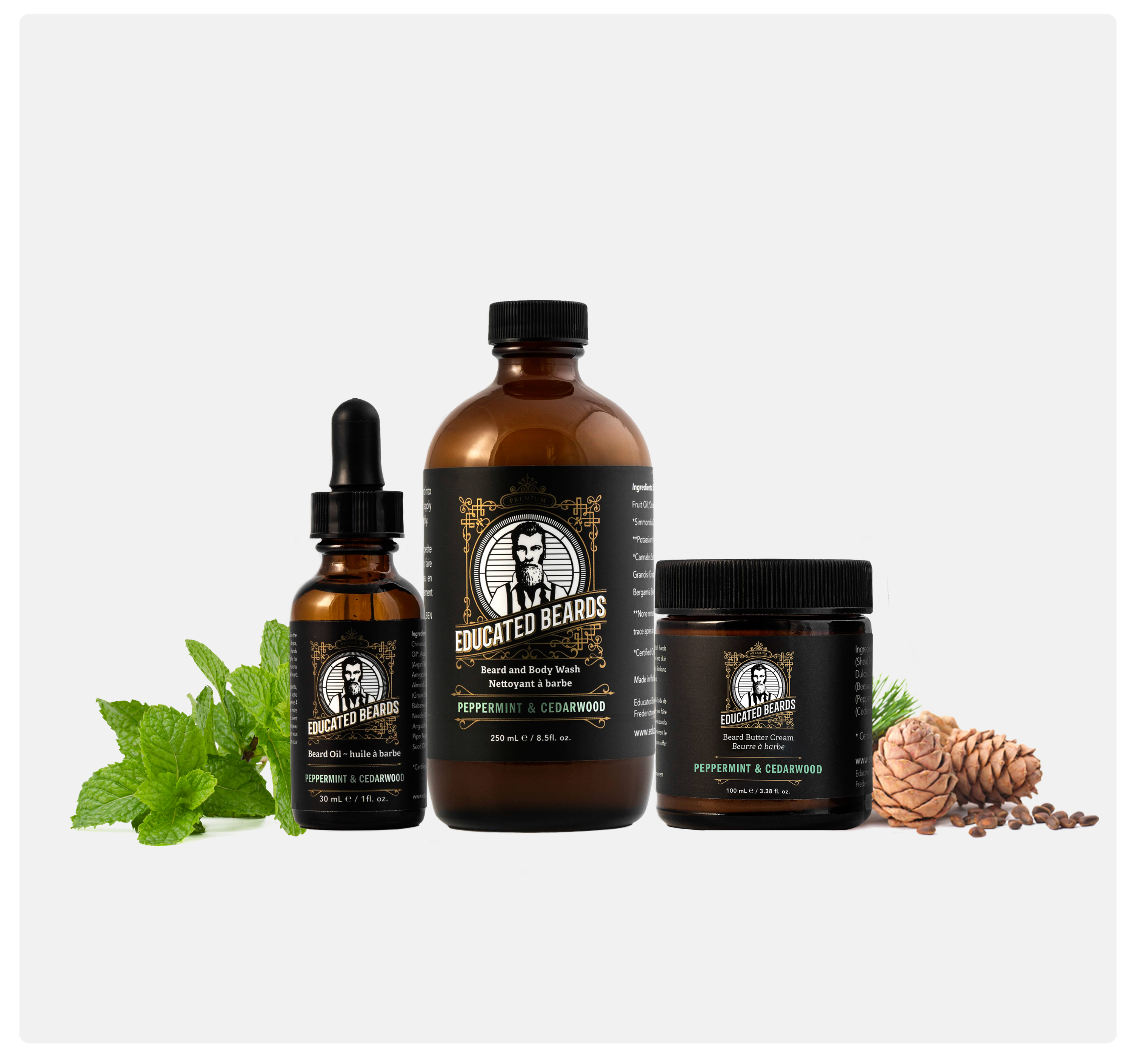 Educated Beards Peppermint Cedarwood